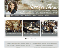 Tablet Screenshot of jennifershaw.com